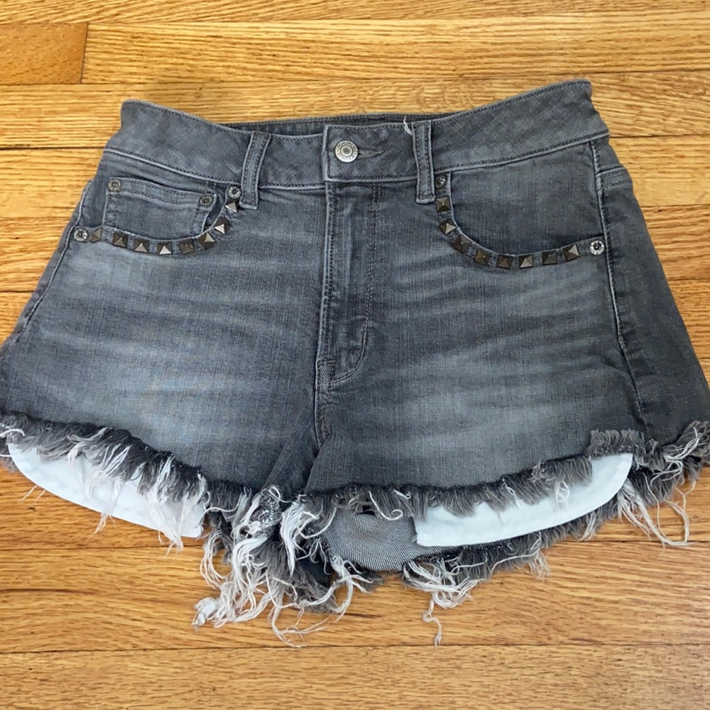 american eagle denim shorts